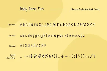 Baby Bone - Creative Fun Children Display Font