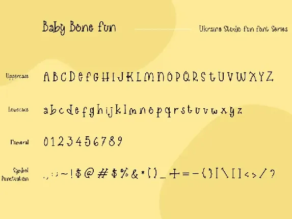 Baby Bone - Creative Fun Children Display Font