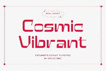 Cosmic Vibrant font