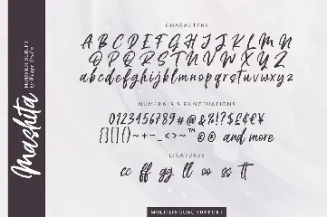 Mashita font