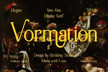 Vormation - Display Serif Font