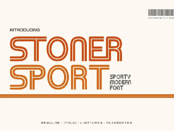 Stoner Sport Typeface font