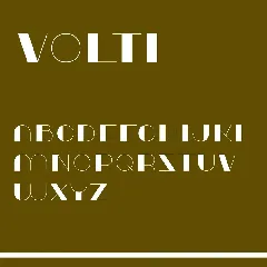 Volti font