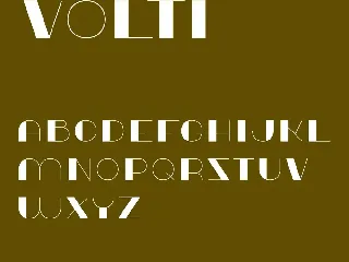 Volti font