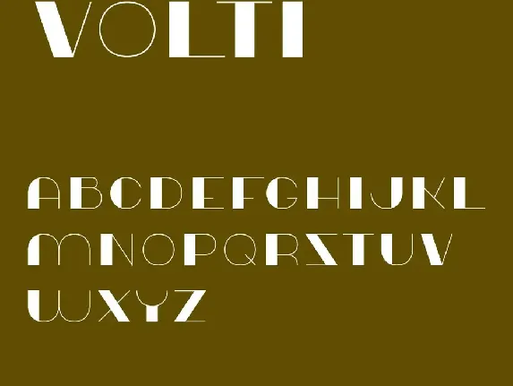 Volti font