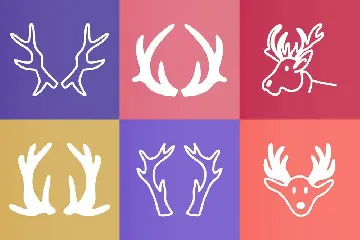 Deer Antlers Dingbat font