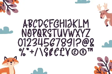 Comic Animal - Cute Handwriting Display Font