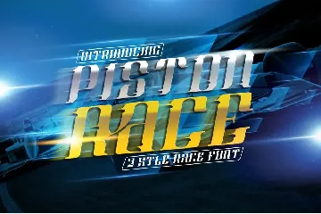 Piston Race font