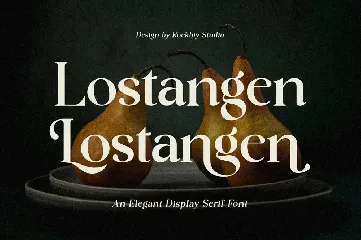 Lostangen - Elegant Classy Display Serif font