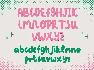 Peach font