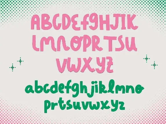 Peach font