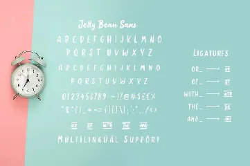 Jellly Bean Script & Sans Fun Font