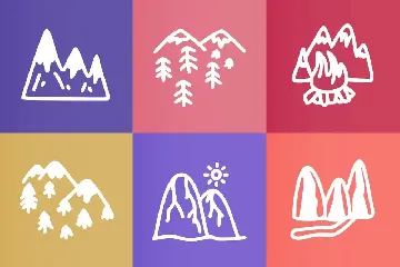 Mountains Dingbat font