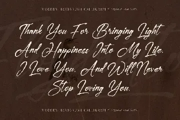 Floydretton Modern Handbrush Calligraphy font