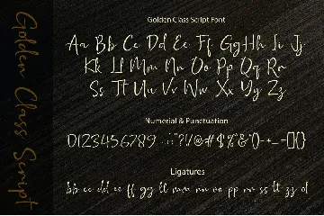 Golden Class - Font Duo