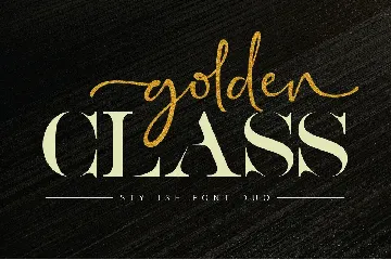 Golden Class - Font Duo