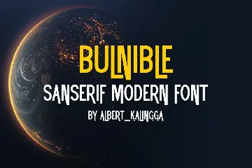 Bulnible font