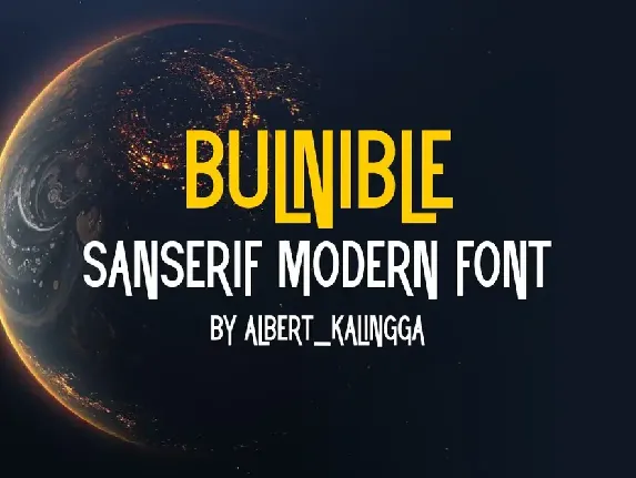 Bulnible font