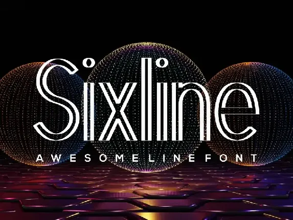 Sixline Fonts