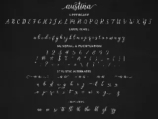 Austina Script font