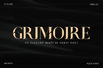 Grimoire - Elegant Fashion Font