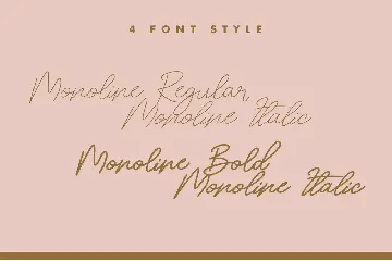 Maldonis Monoline Script Font