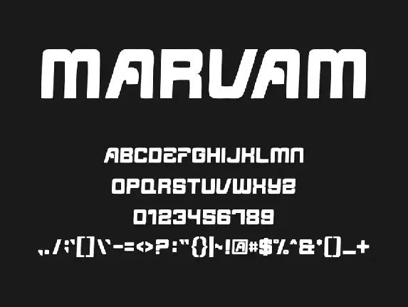 Marvam Fonts