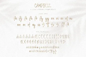 Campbell Script font