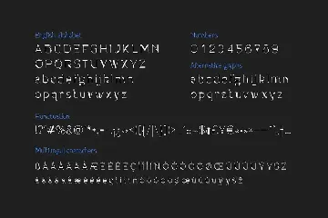 Parallax font