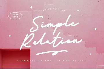 Simple Relation Modern Font