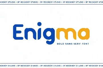 Enigma - Logo Font