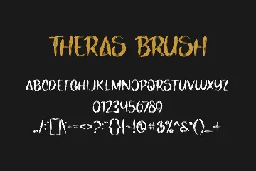 Theras Brush Fonts