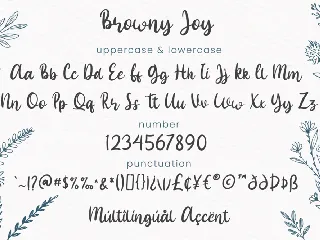 Browny Joy - Script Font