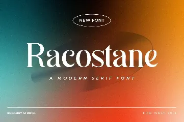 Racostane - Fashion Font