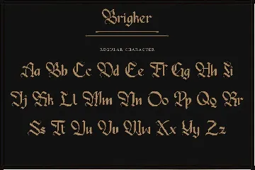 Brigker font