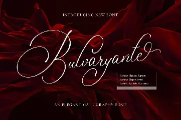 Bulvaryante - Romantic Calligraphy Font