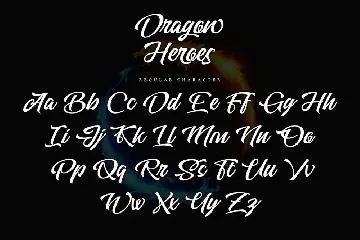 Dragon Heroes font