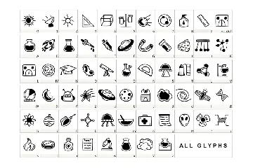 Scientist Dingbat font