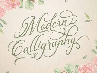 Madelican Calligraphy font