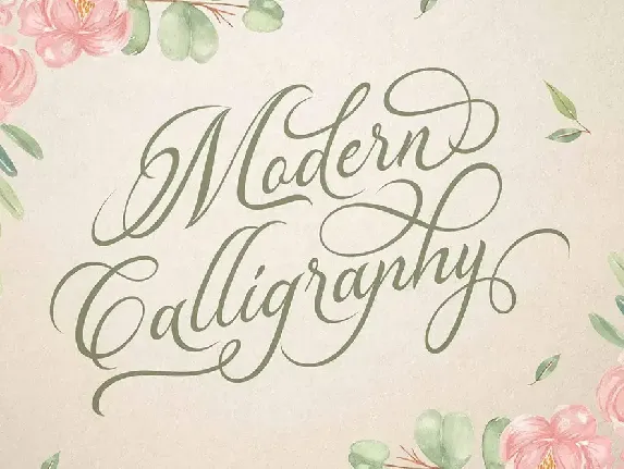 Madelican Calligraphy font