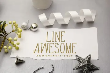 Amazing Line Font