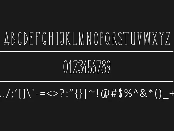 Amazing Line Font