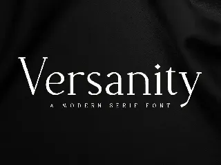 Versanity - Business Font