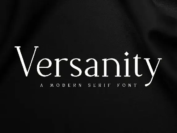 Versanity - Business Font