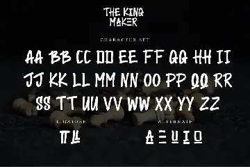 The King Maker font