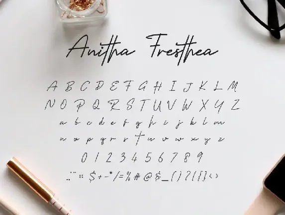 Anitha Fresthea Font