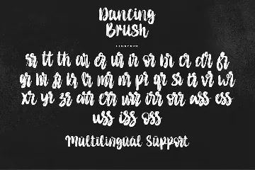 Dancing Brush font