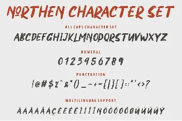 Northen | Brush Font