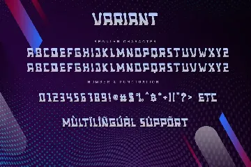 Variant font