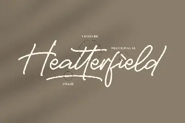 Holiday Reghasta Monoline Script Font